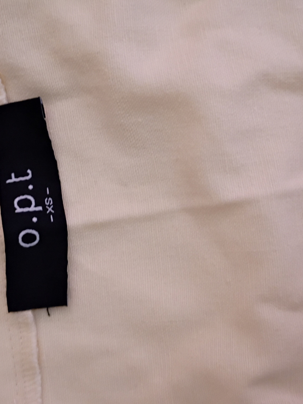 Cream Square-Neck Cropped Tank - Picture 4 of 4